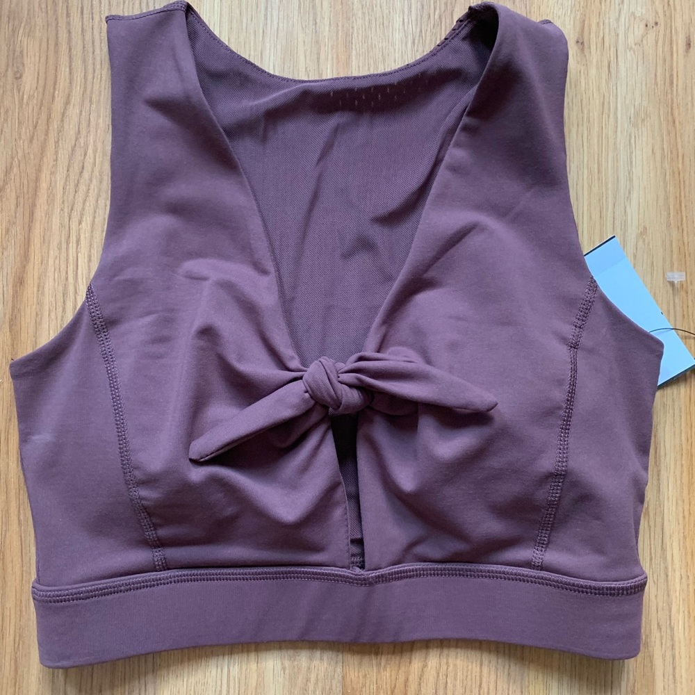 Mono b sports bra Knot purple S NWT